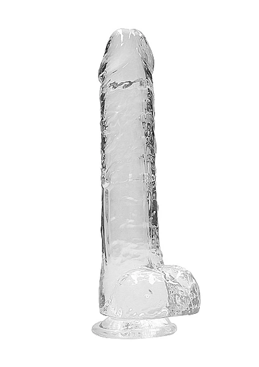 Stymulator Crystal Clear - z przyssawką