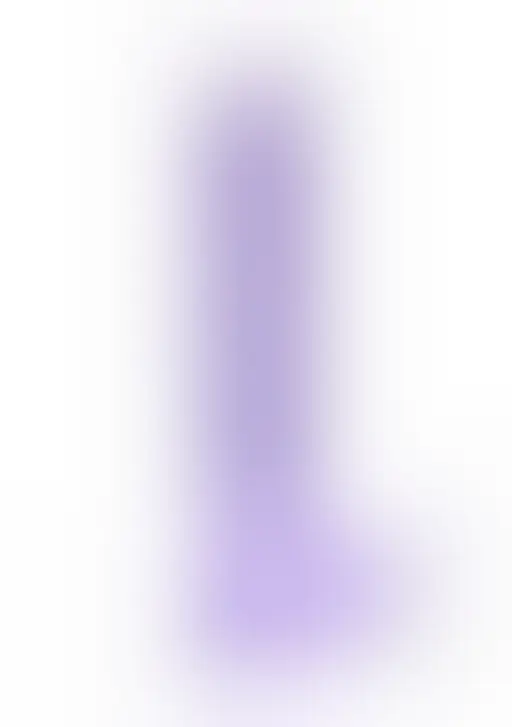 Dildo RealRock Realistic z jądrami – żelowe, z przyssawką, fioletowy, 10″