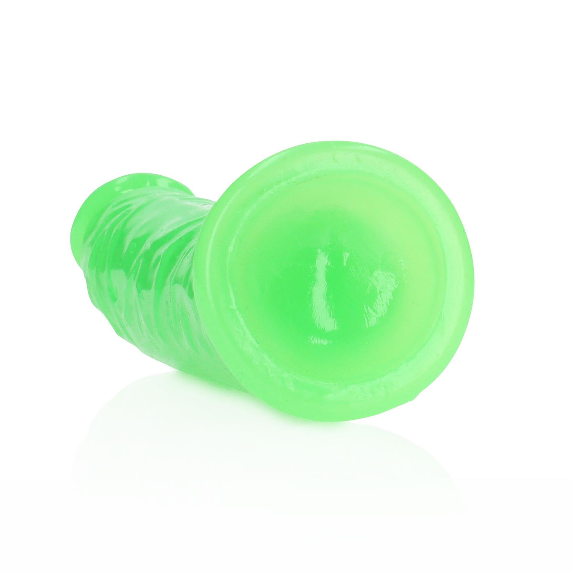 Dildo Slim Glow 6'' – przyssawka, świeci w ciemności — zdjęcie 6