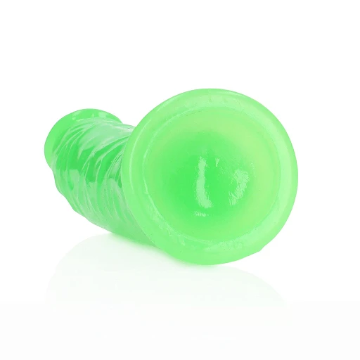 Dildo Slim Glow 6'' – przyssawka, świeci w ciemności — zdjęcie 6
