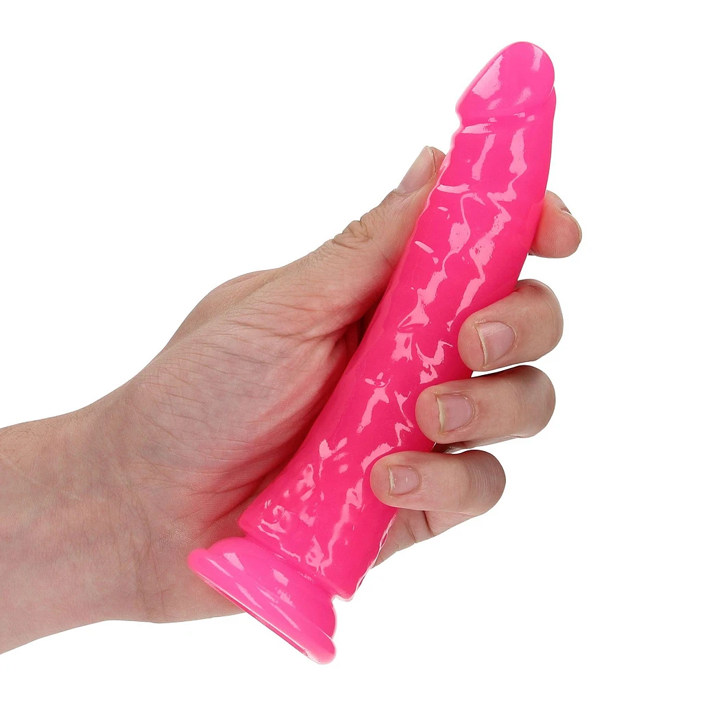 Dildo realistyczne Slim Glow 15,5 cm z przyssawką — zdjęcie 6
