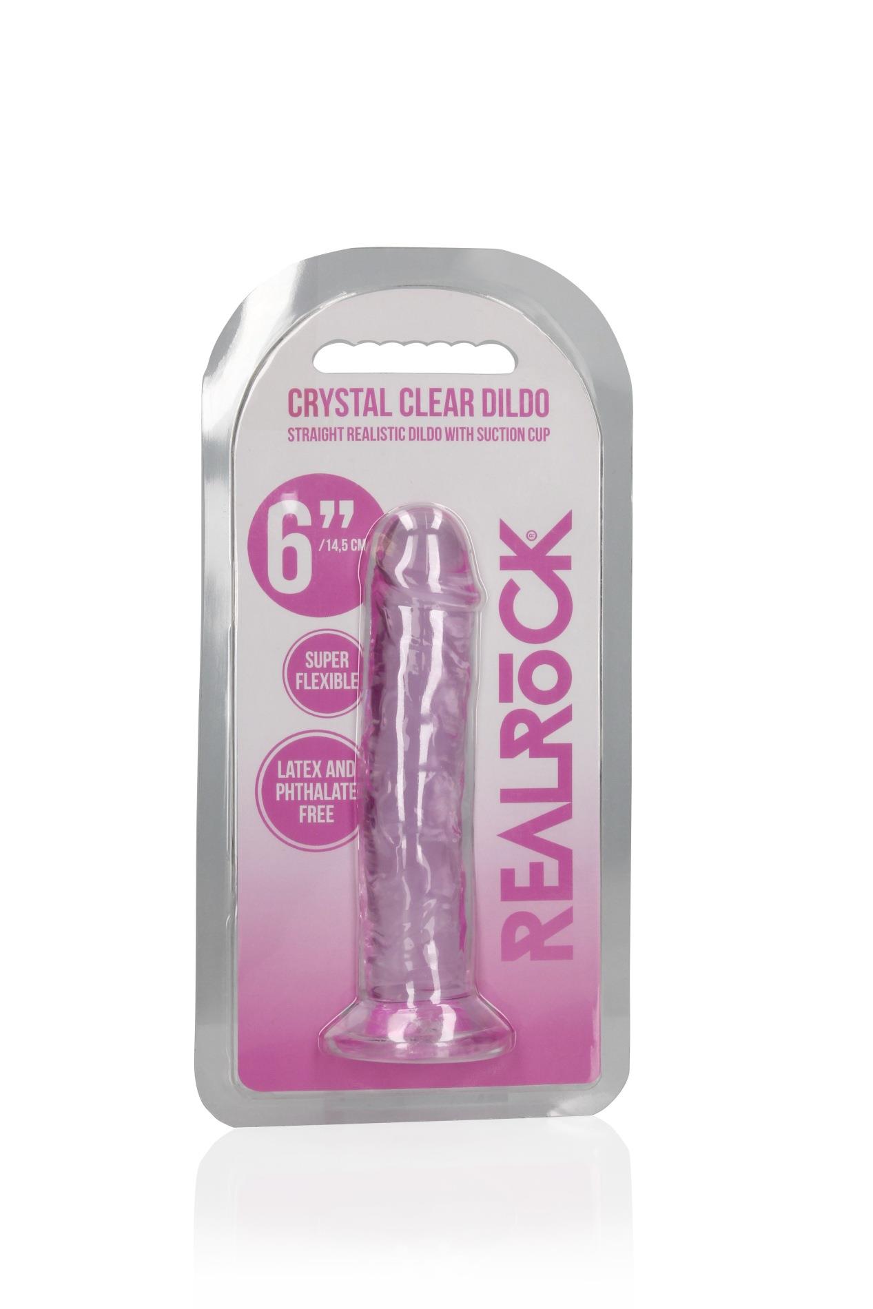 Dildo RealRock Straight Realistic z przyssawką – TPE, bez ftalanów
