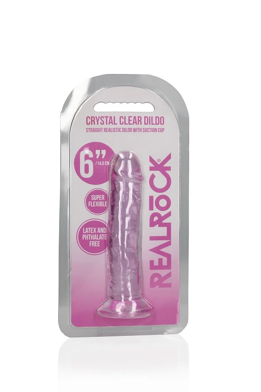 Dildo RealRock Straight Realistic z przyssawką – TPE, bez ftalanów