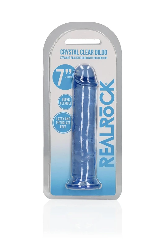 Dildo RealRock Straight Realistic z przyssawką – TPE, bez ftalanów