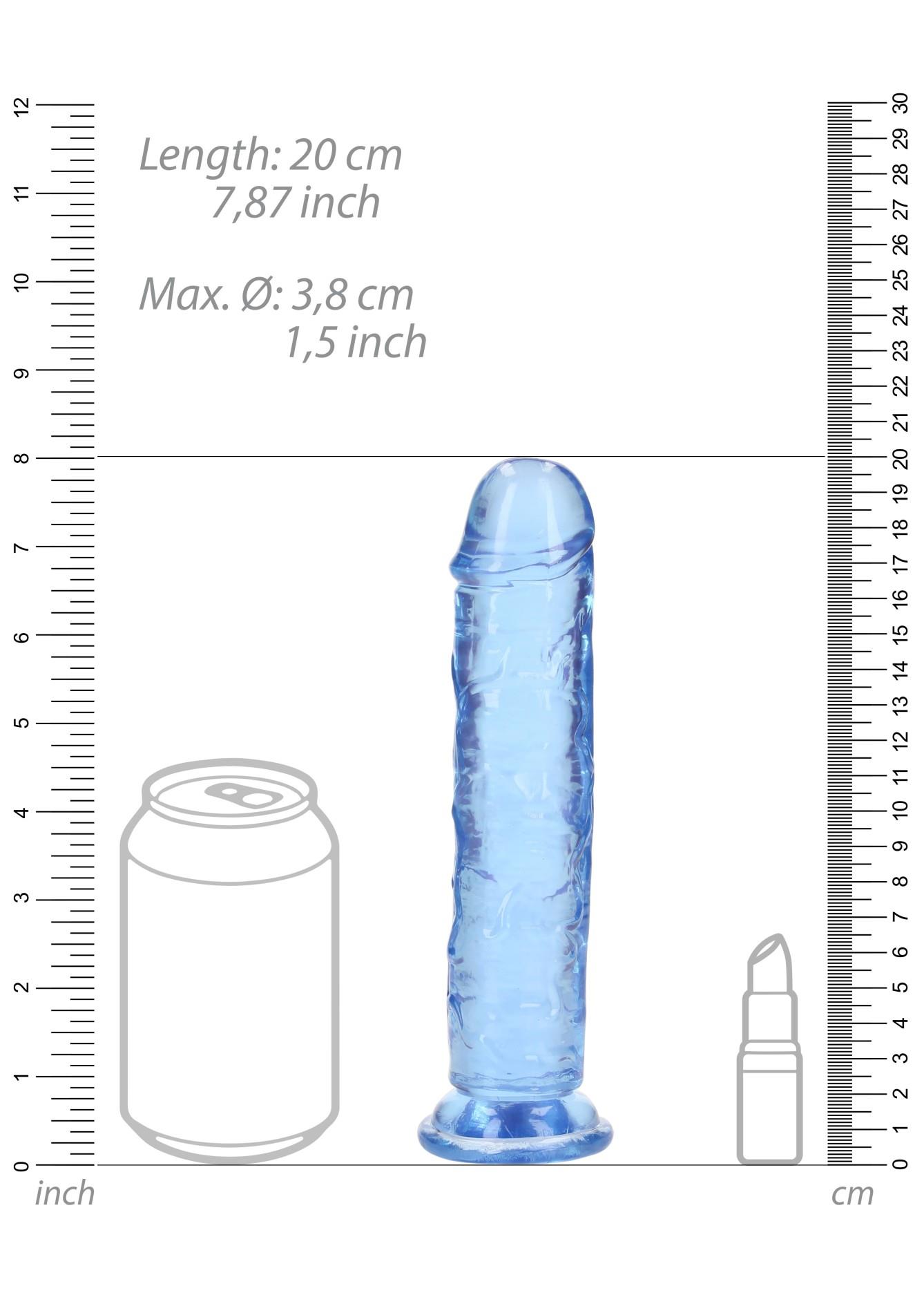 Dildo RealRock Straight Realistic z przyssawką – TPE, bez ftalanów