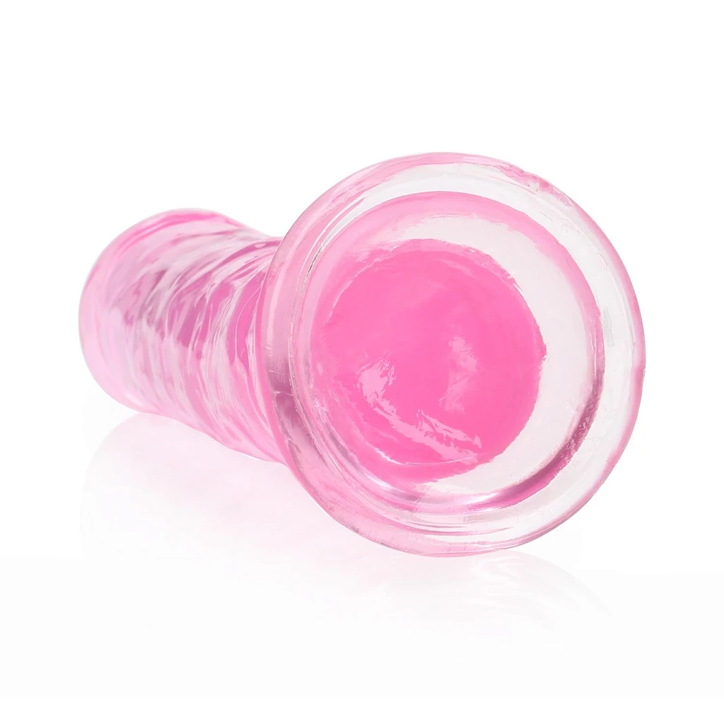 Dildo Realistic Straight 8”/20 cm z przyssawką – przezroczyste — zdjęcie 4