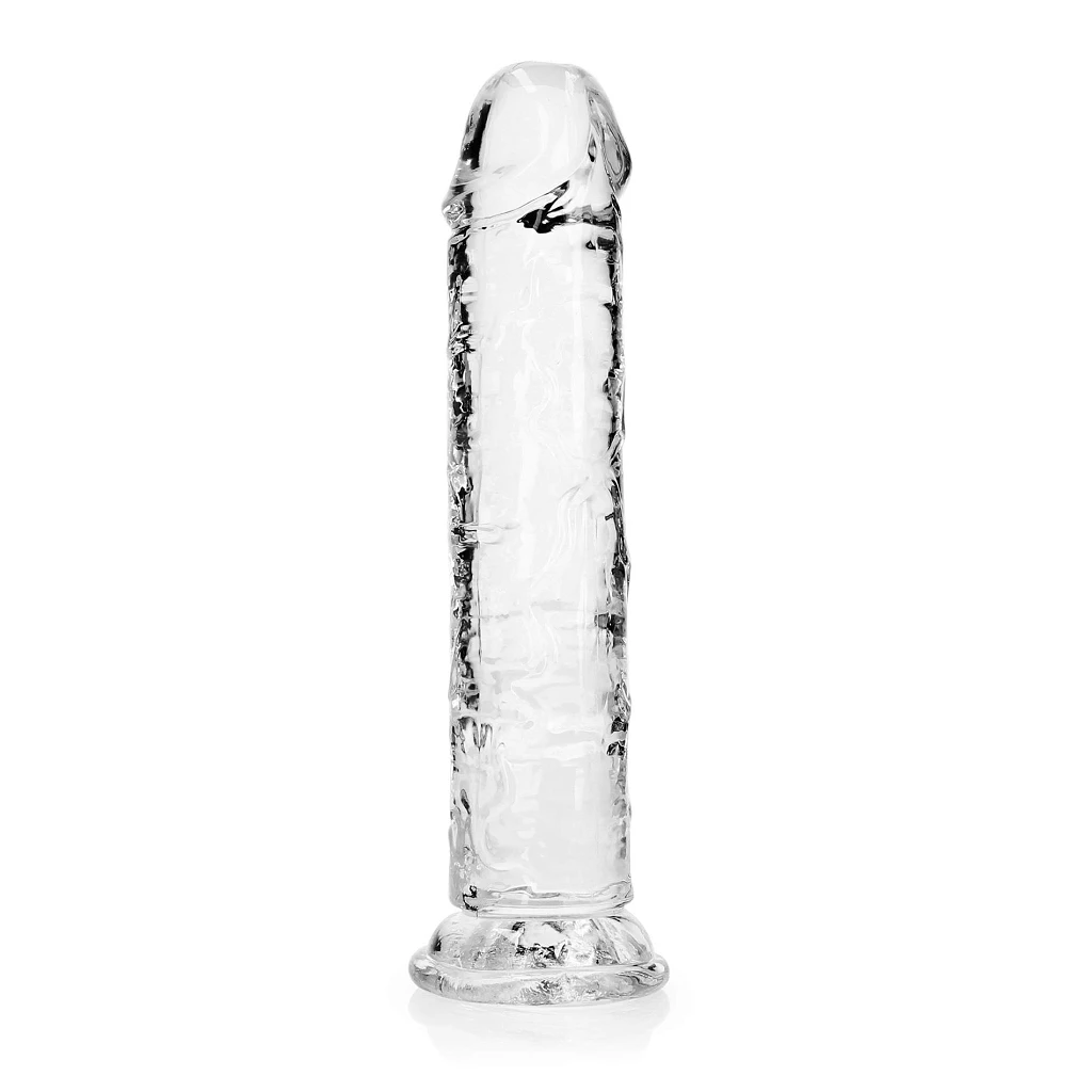 Dildo realistyczne 8,7″ Crystal Clear z przyssawką