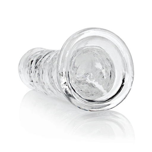 Dildo realistyczne 8,7″ Crystal Clear z przyssawką — zdjęcie 3