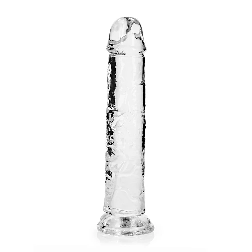Dildo realistyczne 8,7″ Crystal Clear z przyssawką — zdjęcie 6
