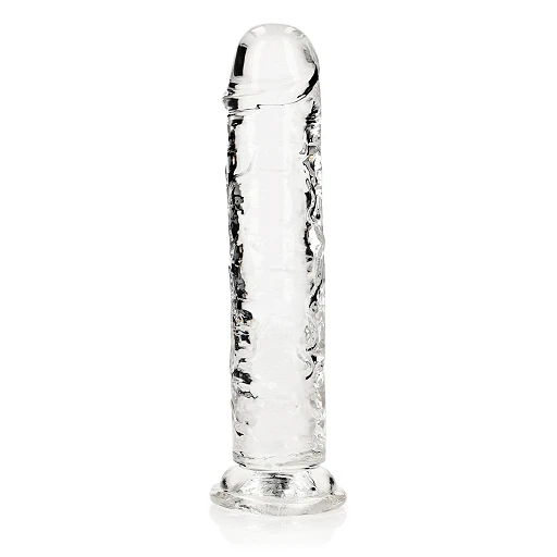 Dildo realistyczne 8,7″ Crystal Clear z przyssawką — zdjęcie 7