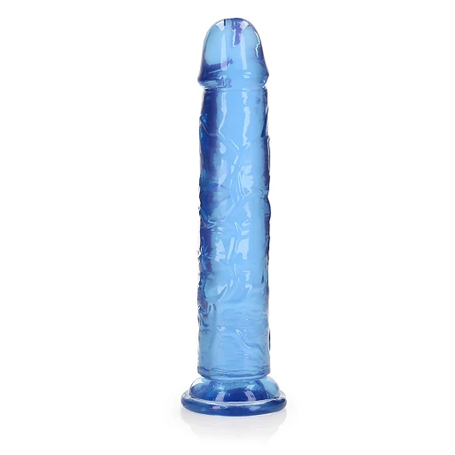 Dildo Straight Realistic z przyssawką 23 cm – przezroczyste