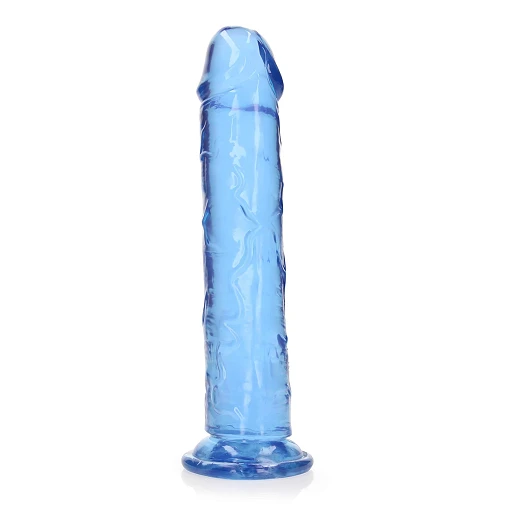 Dildo Straight Realistic z przyssawką 23 cm – przezroczyste — zdjęcie 6