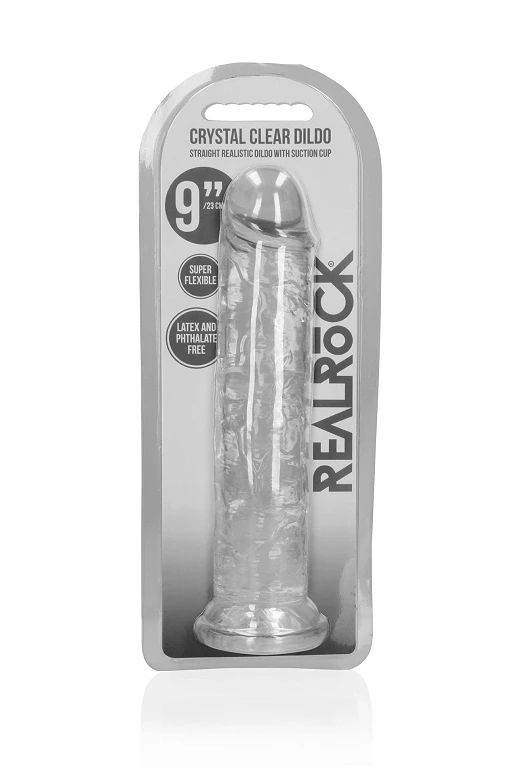 Dildo RealRock Straight Realistic z przyssawką – TPE, bez ftalanów