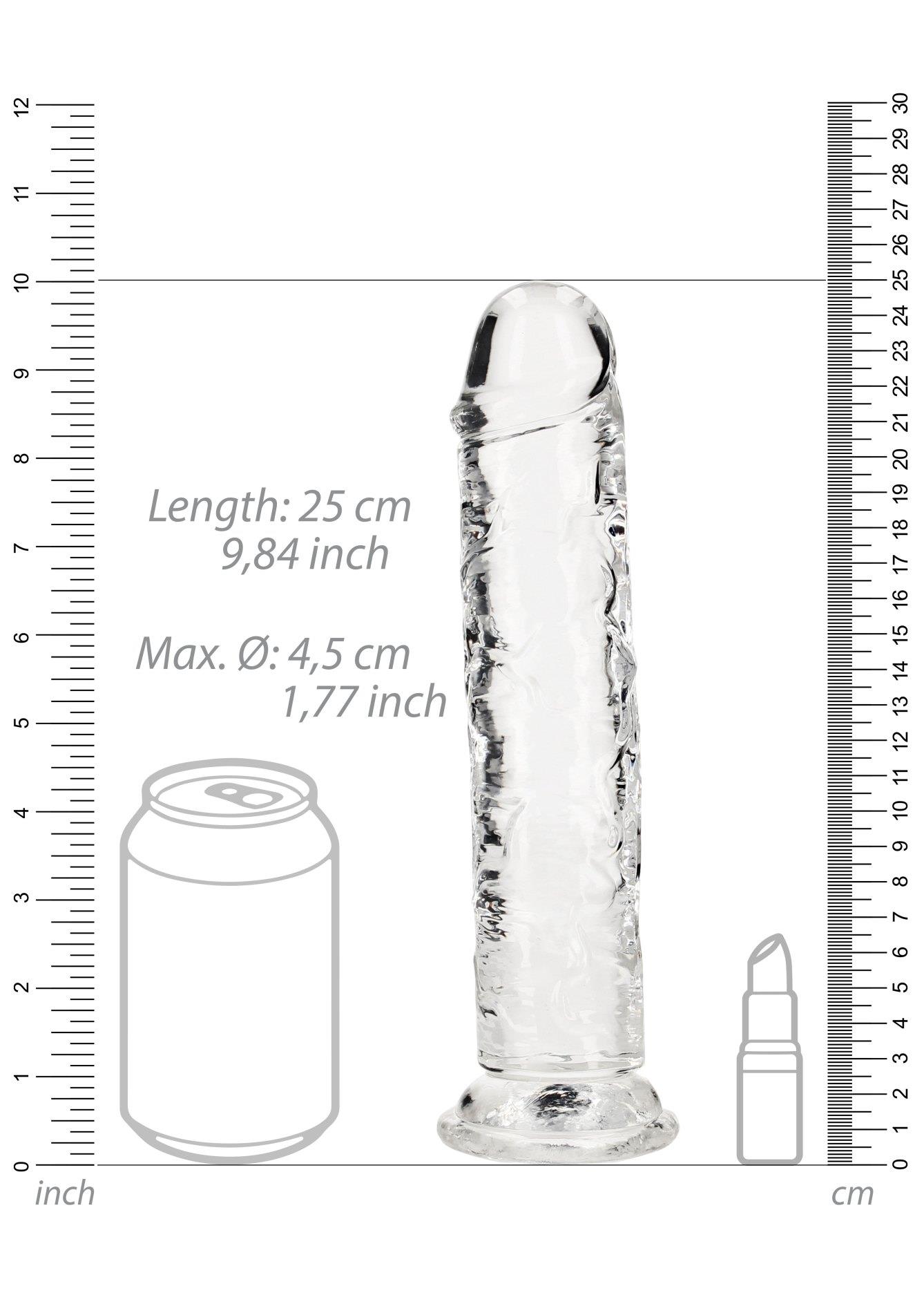 Dildo RealRock Straight Realistic z przyssawką – TPE, bez ftalanów