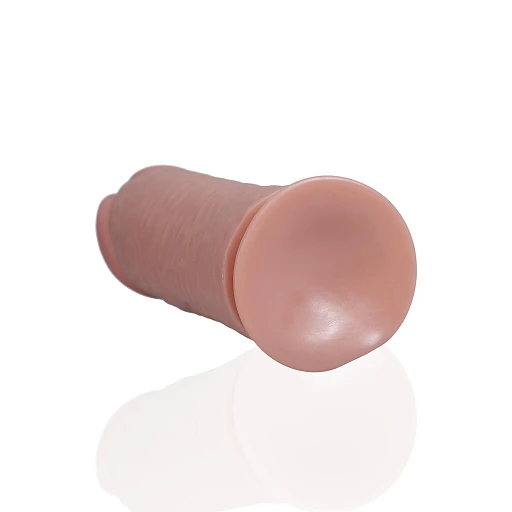 Dildo Extra Thick No Balls 10" – grube, realistyczne z przyssawką — zdjęcie 4