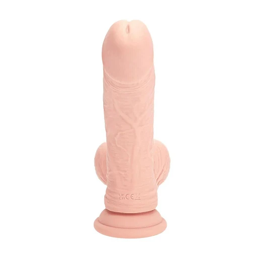 Wibrator RealRock dual density z kulkami, zakrzywiony – 15 cm — zdjęcie 3