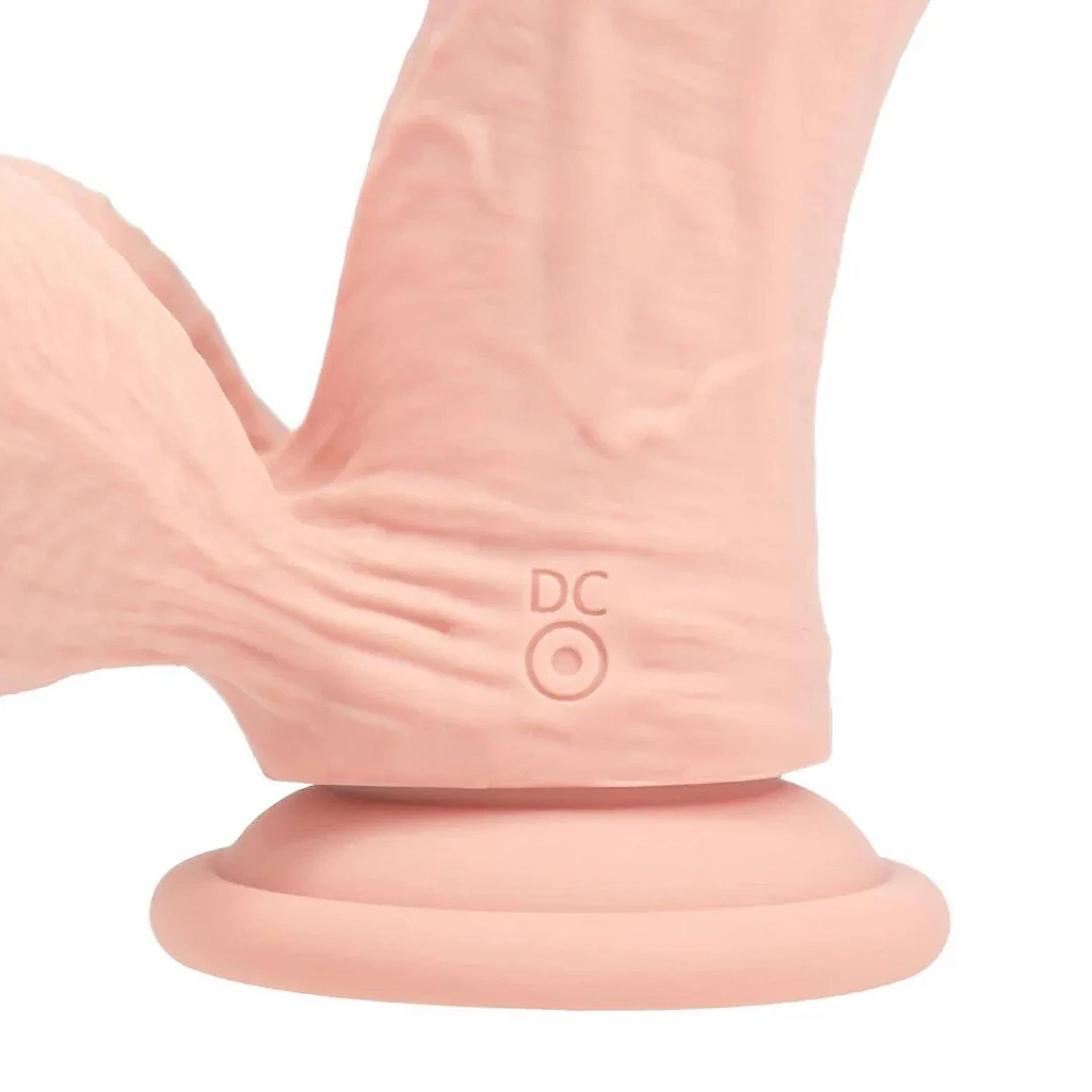Wibrator RealRock dual density z kulkami, zakrzywiony – 15 cm — zdjęcie 7