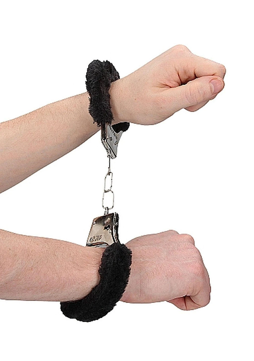 Kajdanki Furry Handcuffs - czarne futerko — zdjęcie 2