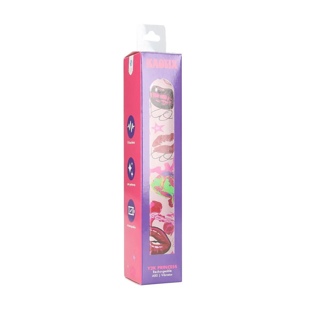 Wibrator Kaotix Y2K Princess – różowy, kompaktowy — zdjęcie 2