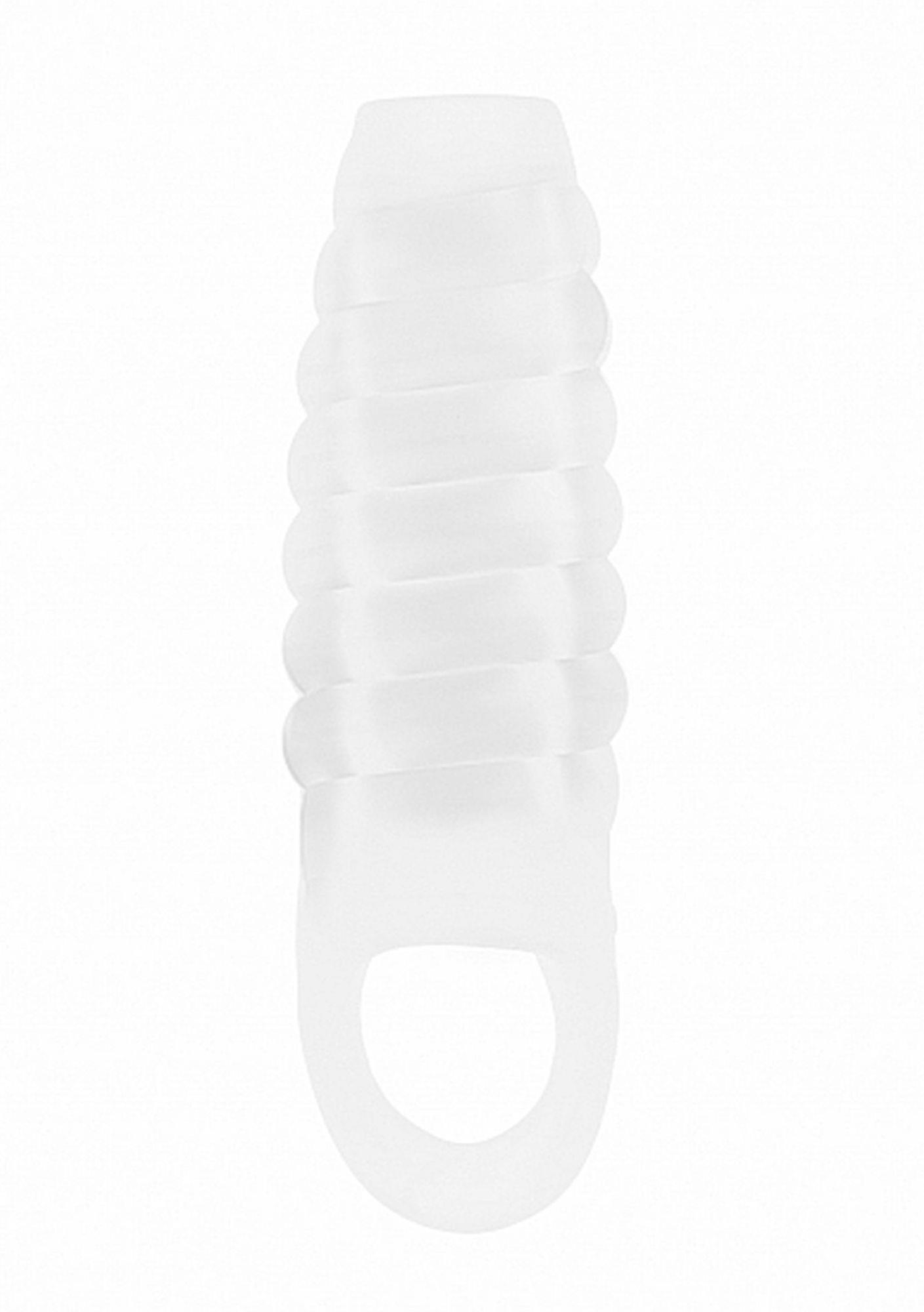 Nakładka na penisa No.21 – przedłużka 20,5 cm, pasek na jądra — zdjęcie 2