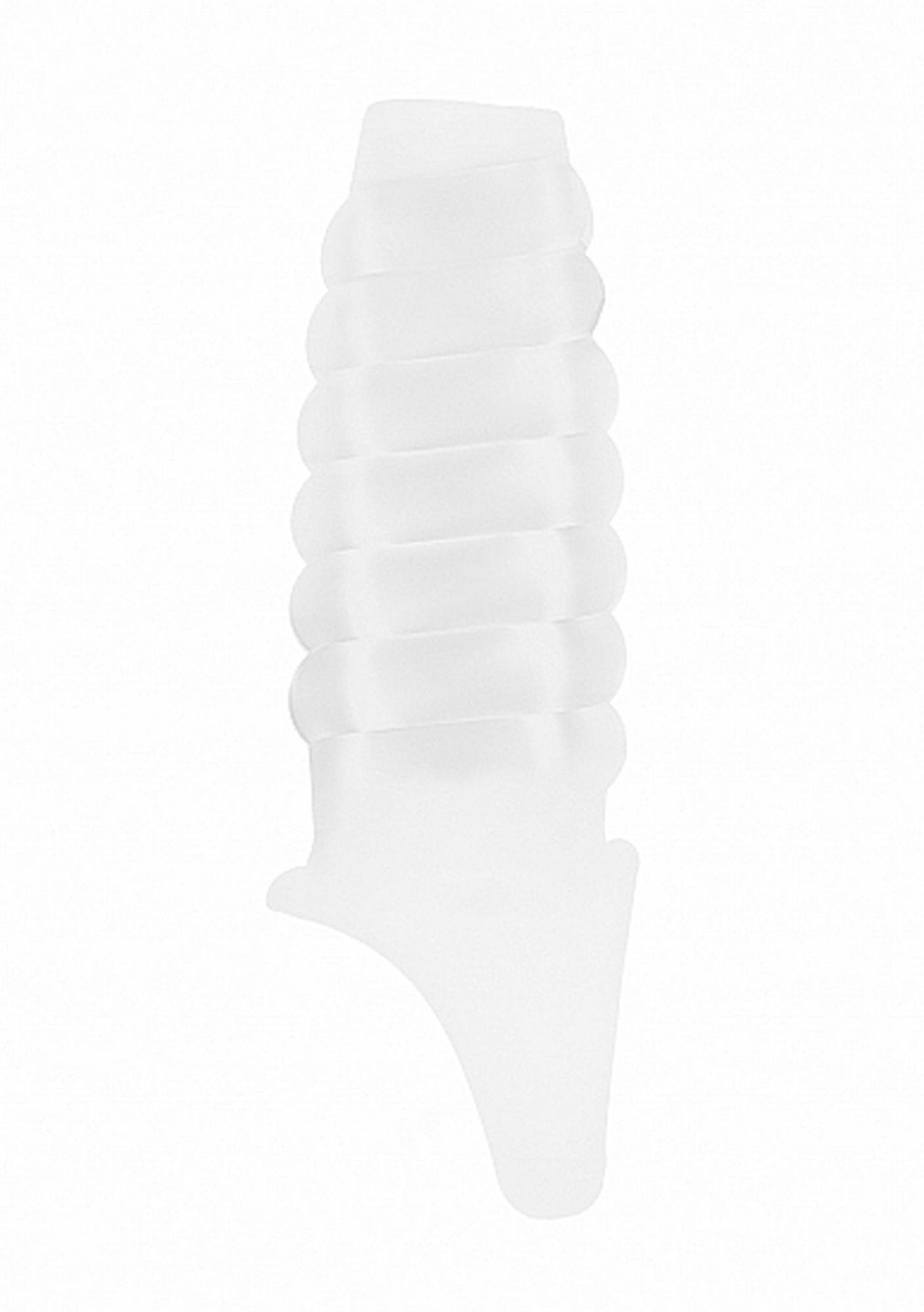 Nakładka na penisa No.21 – przedłużka 20,5 cm, pasek na jądra — zdjęcie 6