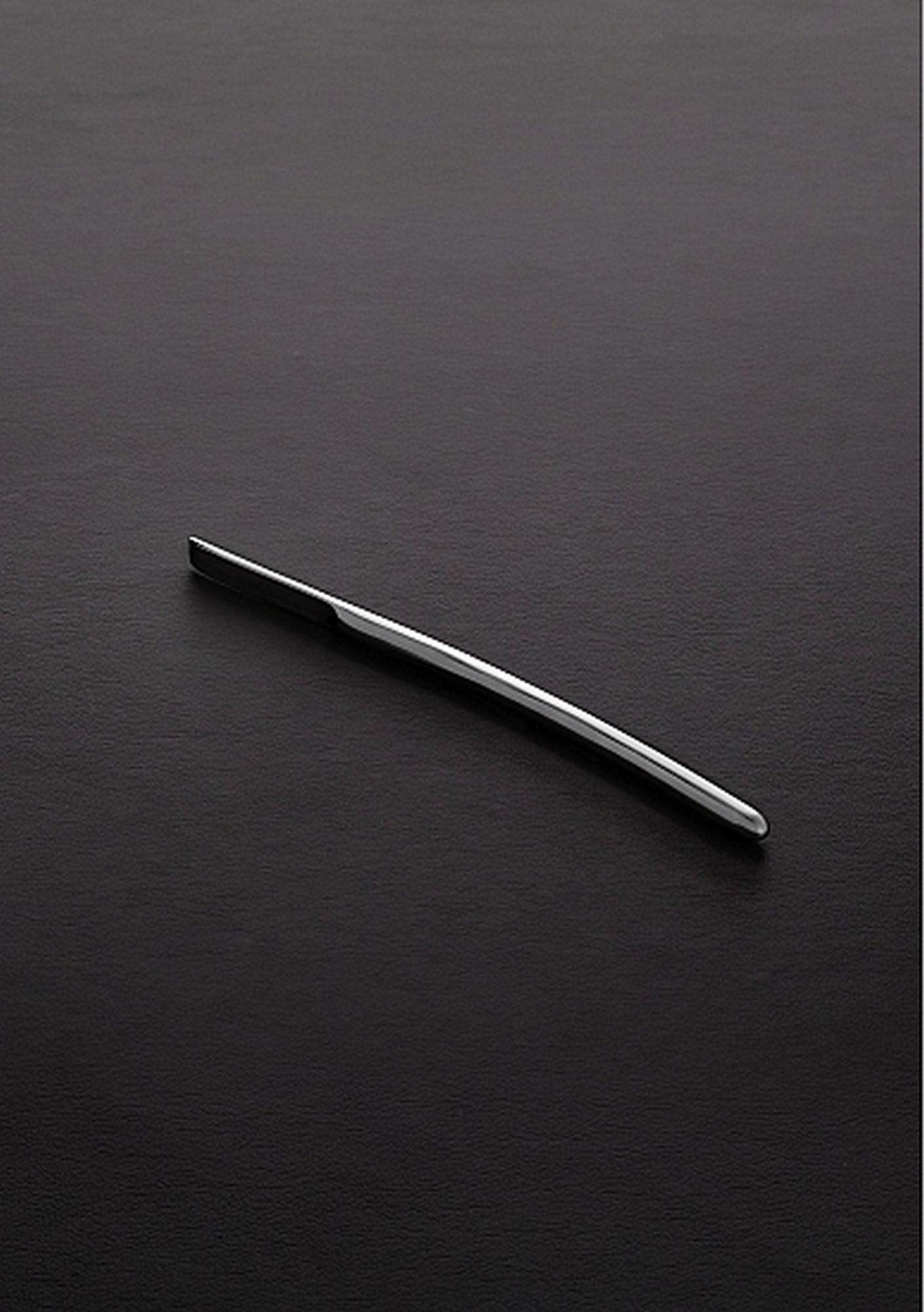 Sondy urologiczne Single End – 8 mm, stal polerowana — zdjęcie 1