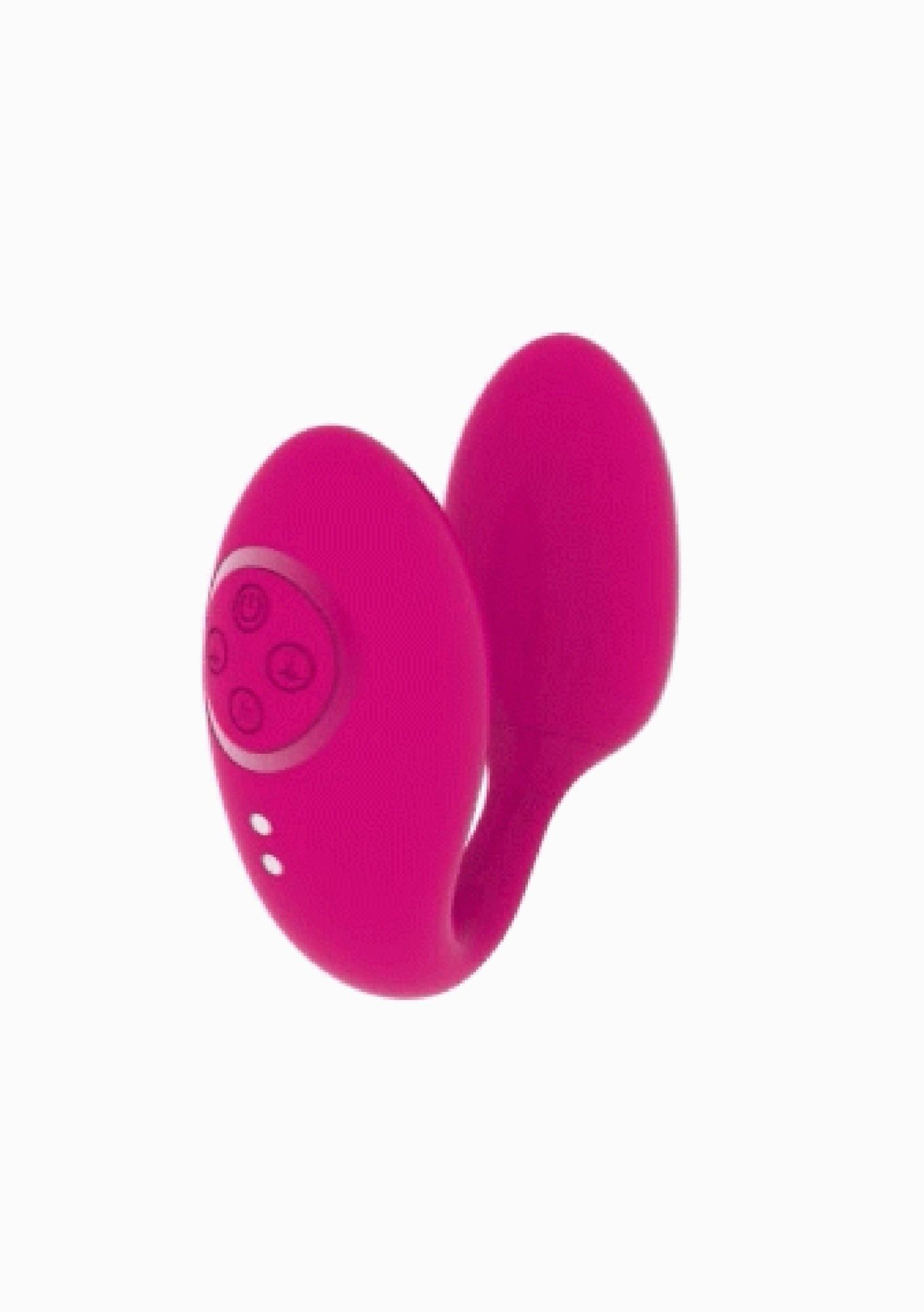 Stymulator Aika – podwójny, z pilotem, silikonowy — zdjęcie 3