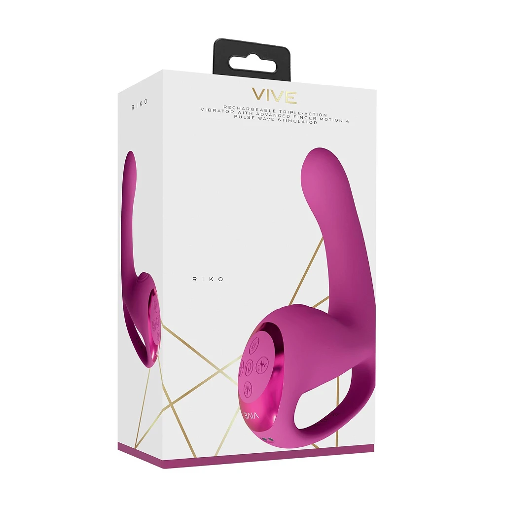 Wibrator Riko – potrójna stymulacja, ładowanie USB — zdjęcie 12