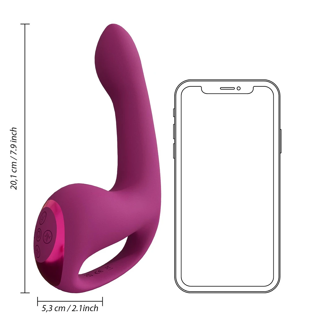 Wibrator Riko – potrójna stymulacja, ładowanie USB — zdjęcie 8