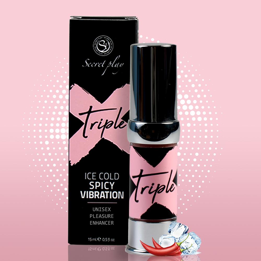 Żel stymulujący Triple X – efekt chłodu, ognia i wibracji, 15 ml — zdjęcie 2