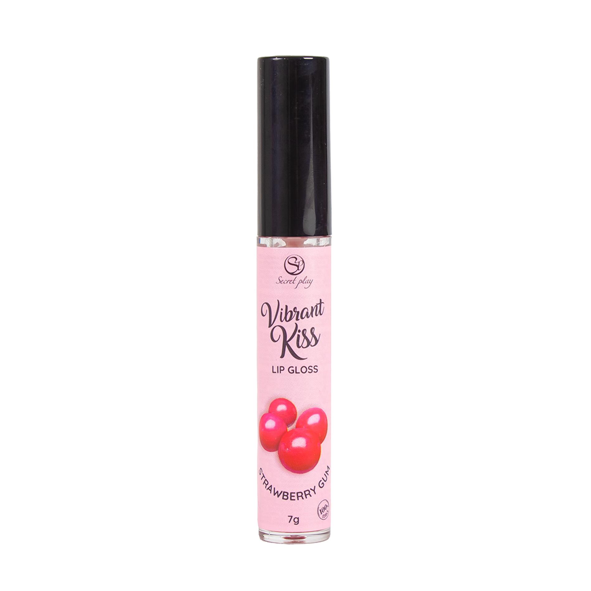 Błyszczyk wibrujący Vibrant Kiss - smak gumy truskawkowej — zdjęcie 4
