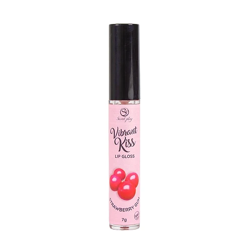 Błyszczyk wibrujący Vibrant Kiss - smak gumy truskawkowej — zdjęcie 4