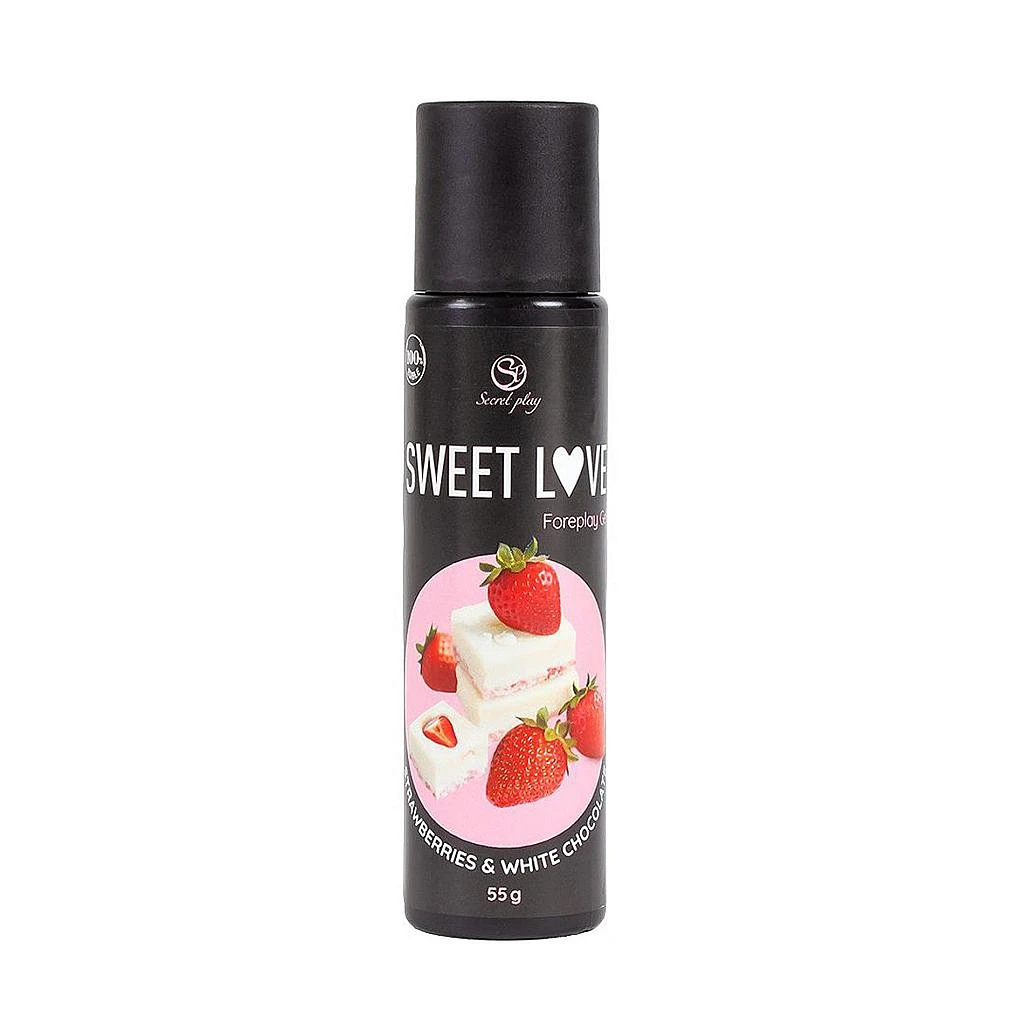 Żel smakowy Sweet Love - truskawka i biała czekolada