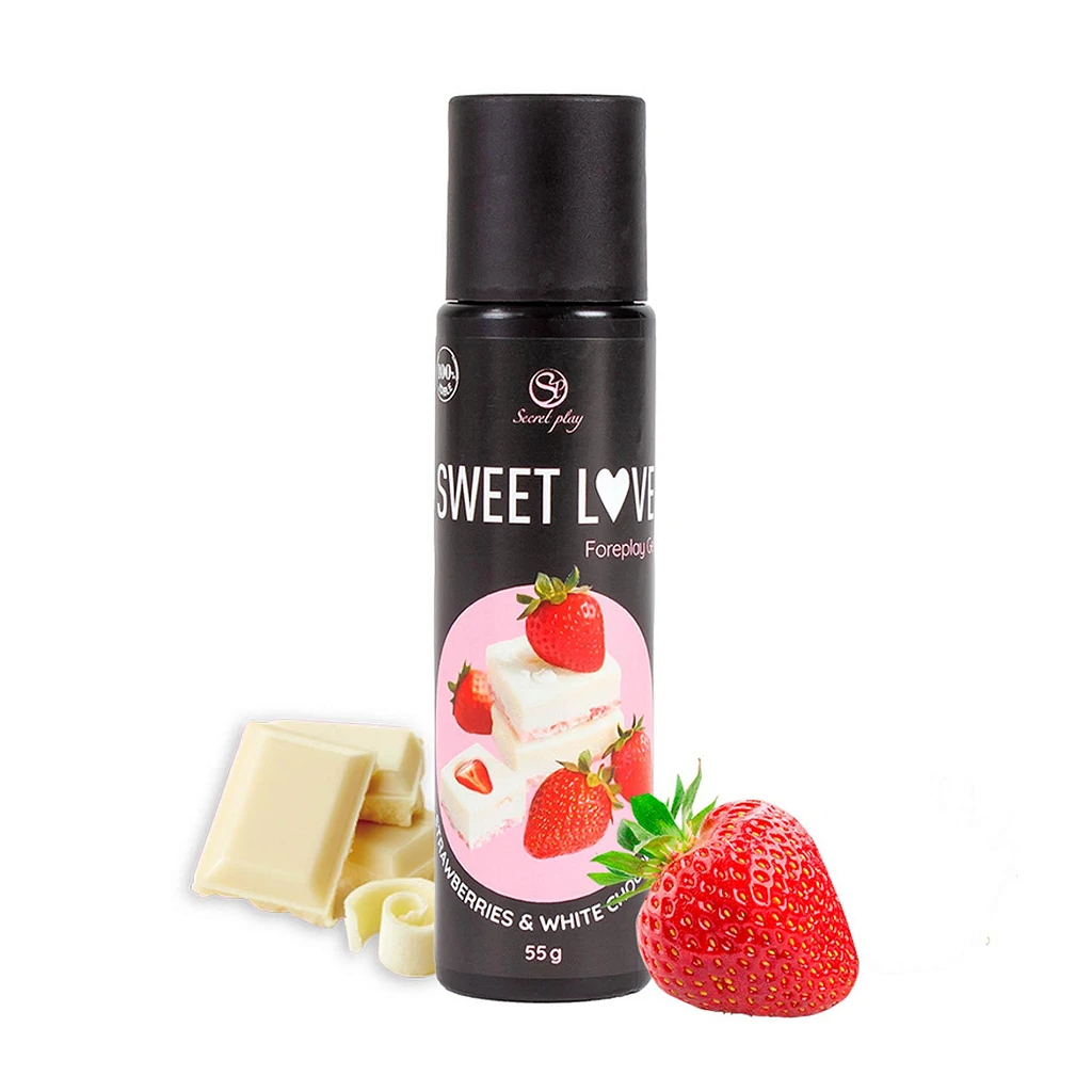 Żel smakowy Sweet Love - truskawka i biała czekolada — zdjęcie 2