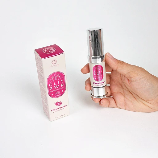 Balsam łechtaczkowy CLIT PWR – efekt rozgrzewający, truskawka, 15 ml — zdjęcie 4
