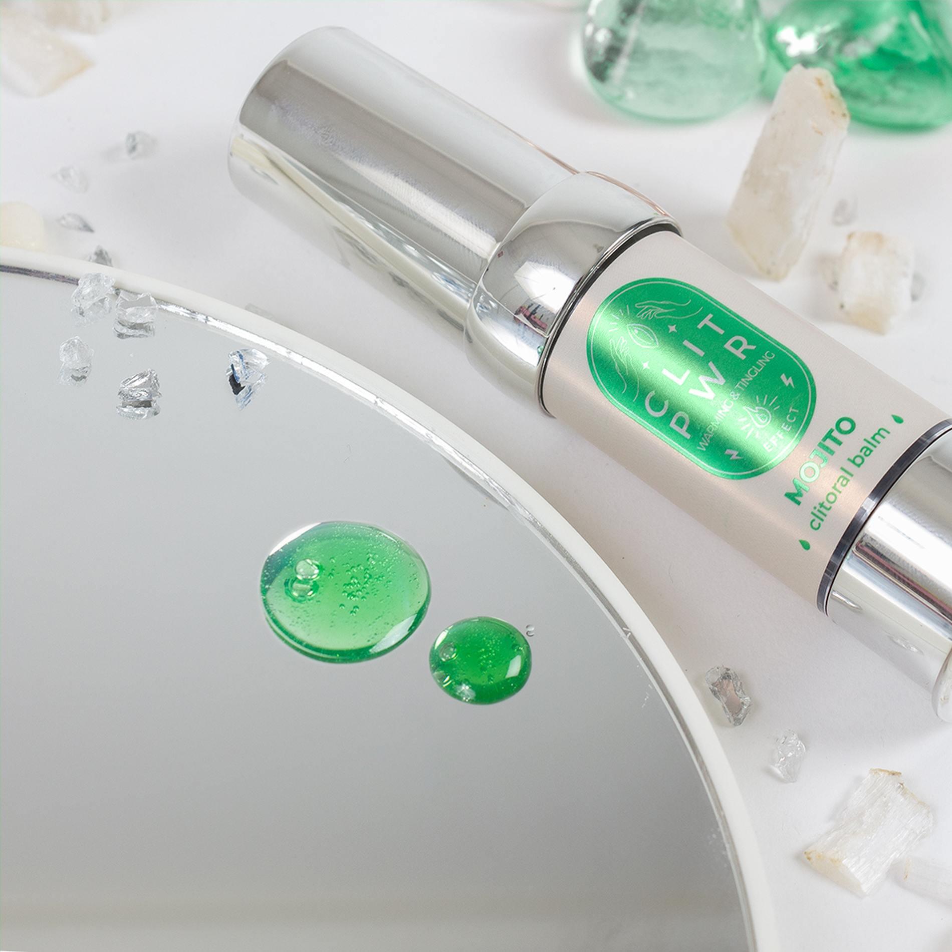 Balsam do łechtaczki CLIT PWR Mojito - efekt rozgrzewający, 15 ml — zdjęcie 2