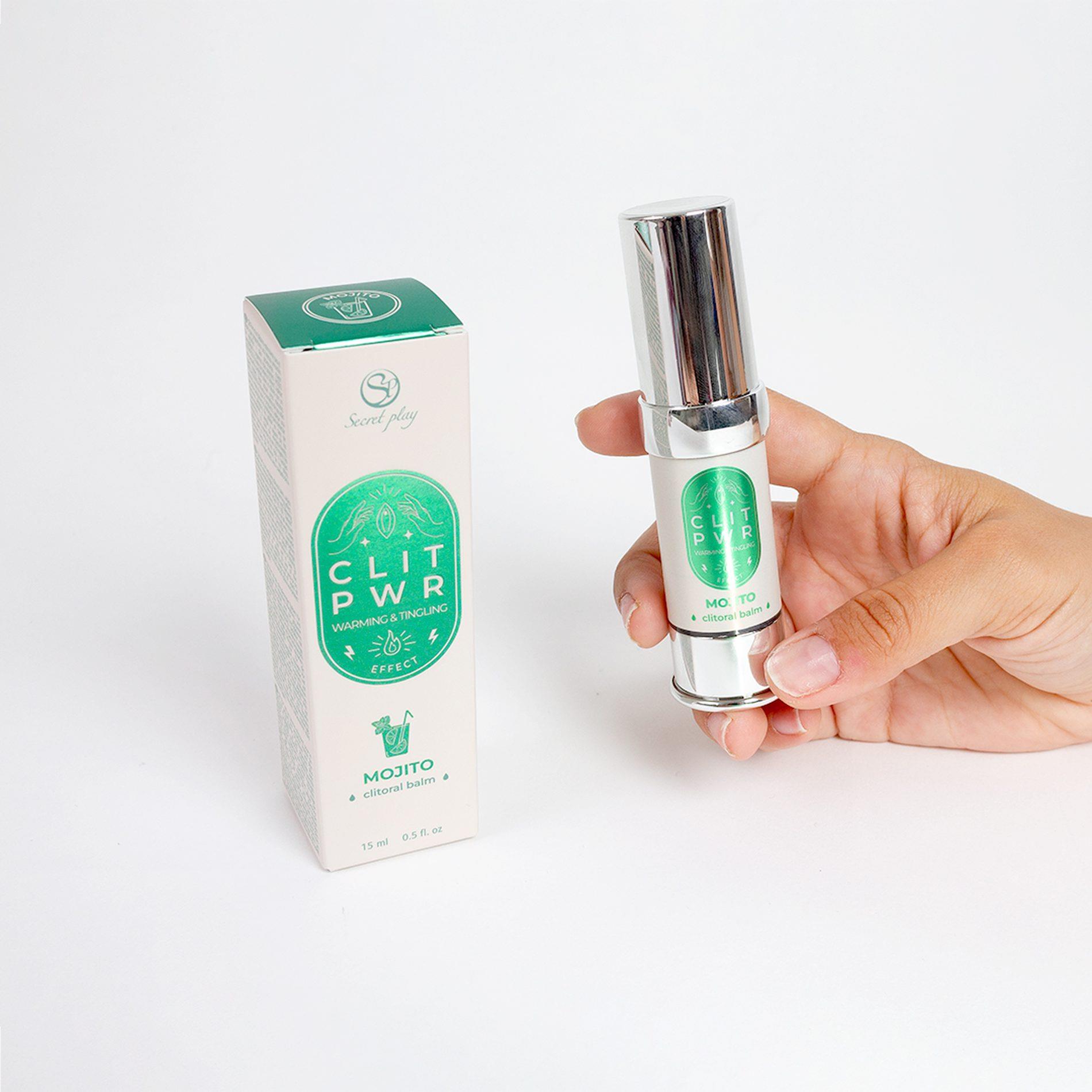 Balsam do łechtaczki CLIT PWR Mojito - efekt rozgrzewający, 15 ml — zdjęcie 4