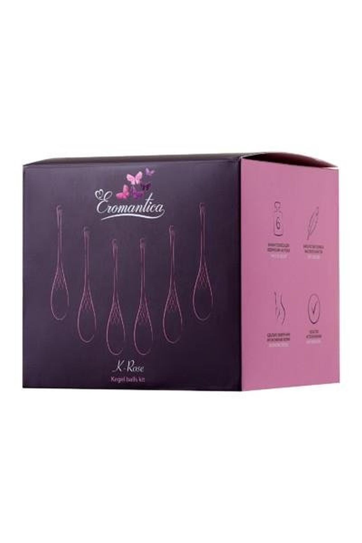 Zestaw kulek K-ROSE - zestaw 6 szt. silikon — zdjęcie 2