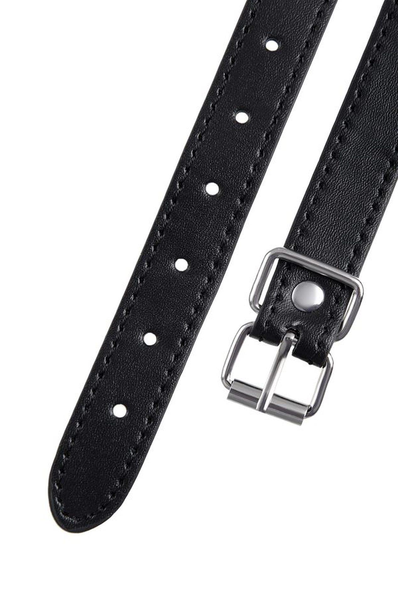 Knebel z kulką Anonymo – czarny, 64 cm, kulka 4 cm — zdjęcie 8