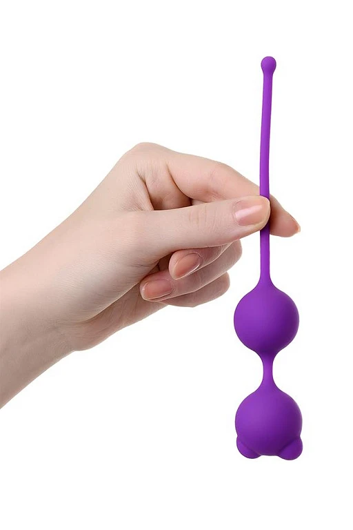 Kulki gejszy Meeko - fioletowy silikon, 2 kule — zdjęcie 3