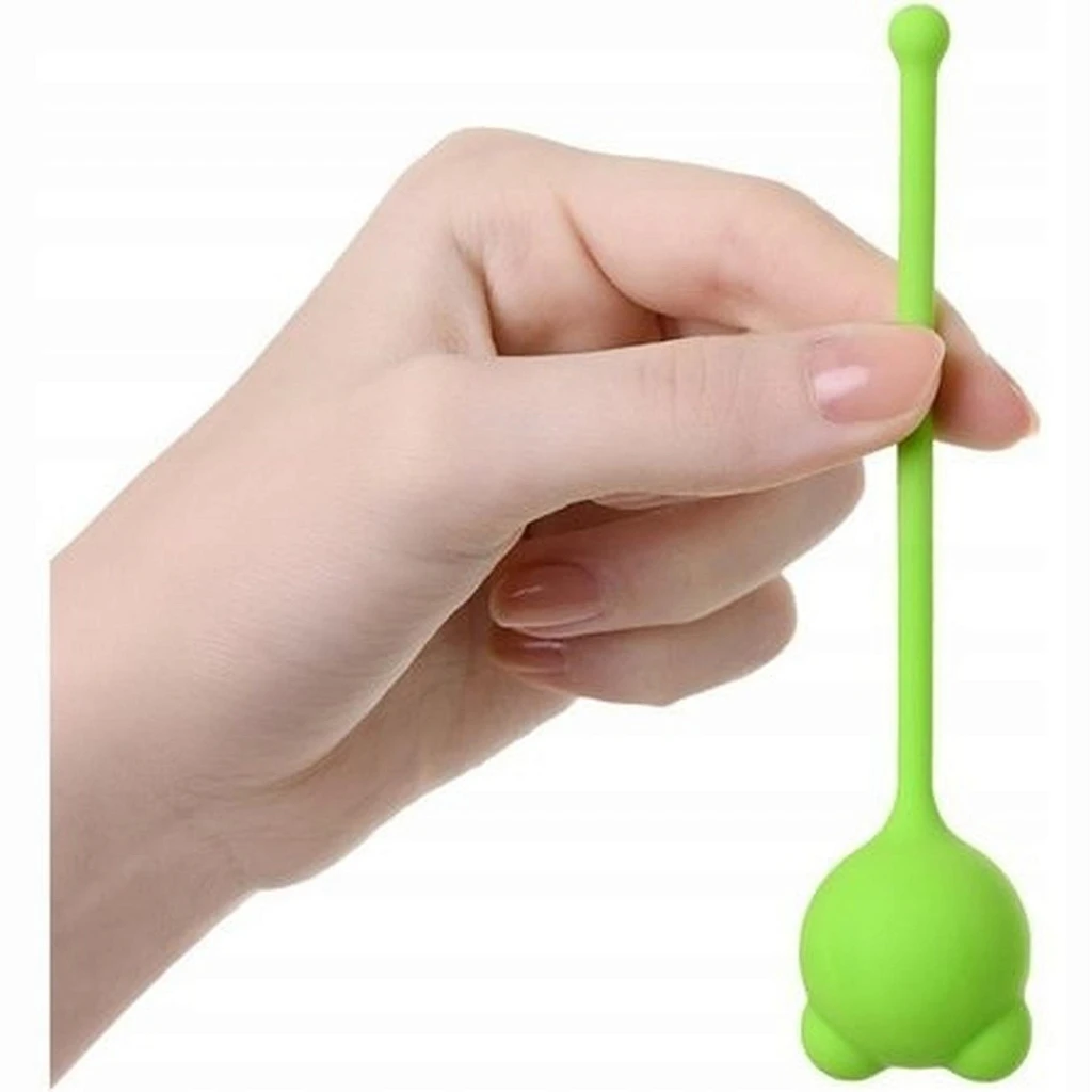 Kulki gejszy Pleasure balls Green - silikon 1 szt. — zdjęcie 4