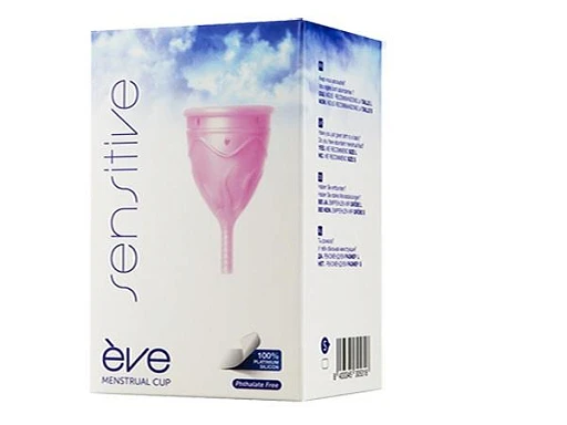 Kubeczek menstruacyjny Eve Cup Sensitive L - silikon medyczny — zdjęcie 2