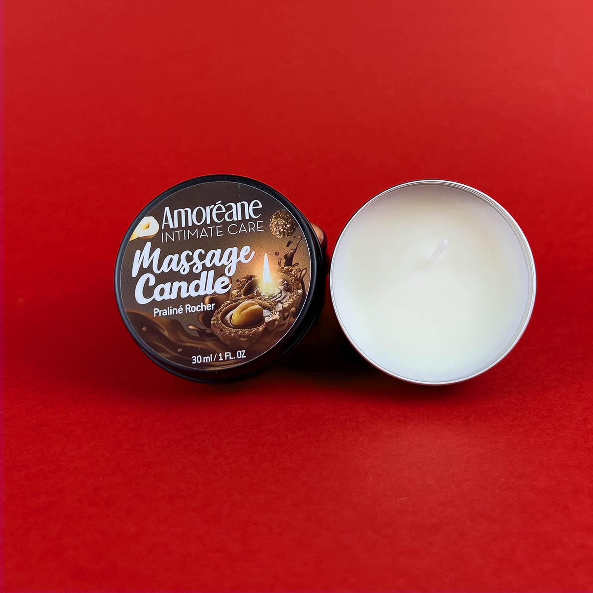Świeca do masażu Praline Rocher – 30 ml — zdjęcie 4