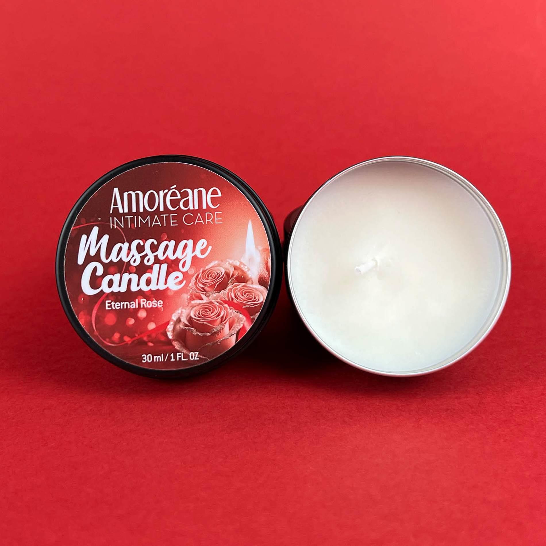 Świeca do masażu Eternal Rose – 30 ml — zdjęcie 3