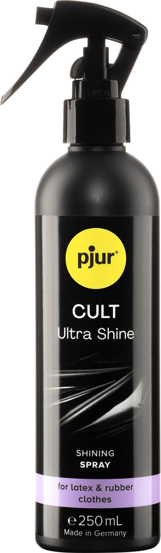Spray nabłyszczający Pjur Cult Ultra Shine – lateks i guma, 250 ml — zdjęcie 1