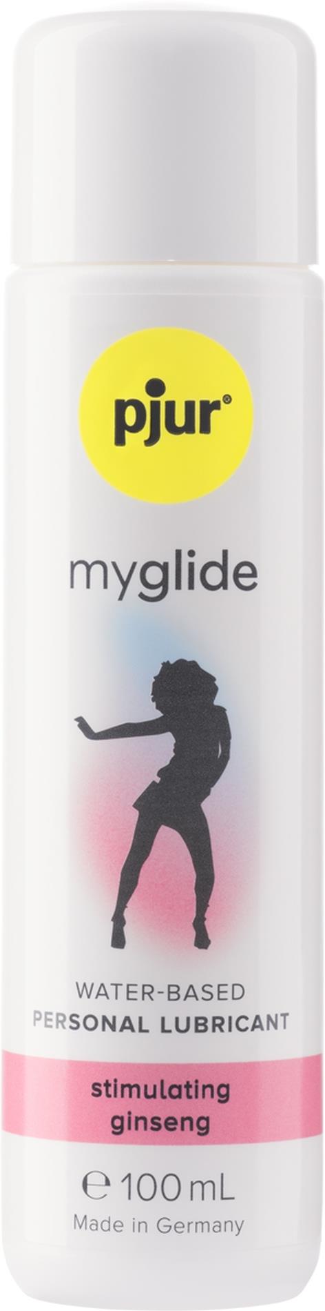 Żel Pjur myglide 100 ml - na bazie wody ze stymulującym żeń-szeniem — zdjęcie 1
