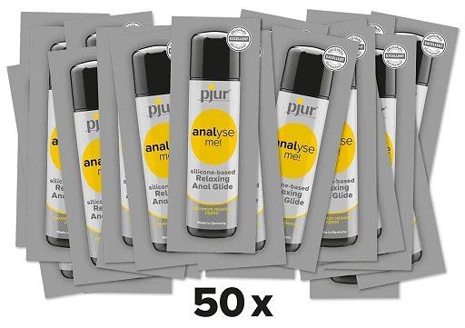 Lubrykant analny Pjur analyse me! Relaxing – zestaw 50 po 1,5 ml