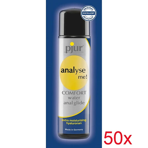 Lubrykant analny Pjur analyse me! Comfort – wodny, zestaw 50 po 2 ml