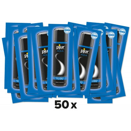 Lubrykant wodny Pjur Aqua – zestaw 50 po 2 ml