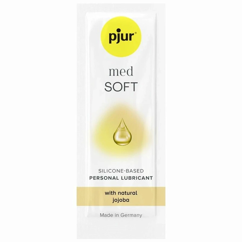 Lubrykant silikonowy Pjur med Soft – z jojobą, 1,5 ml